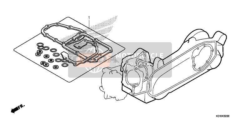 Honda SH125A 2014 Gasket Kit B for a 2014 Honda SH125A